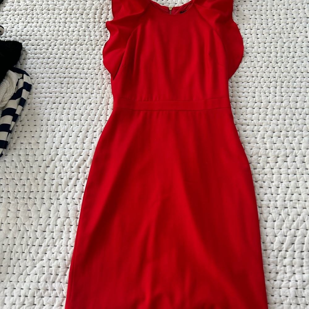 Elegant Red Sleeveless Dress